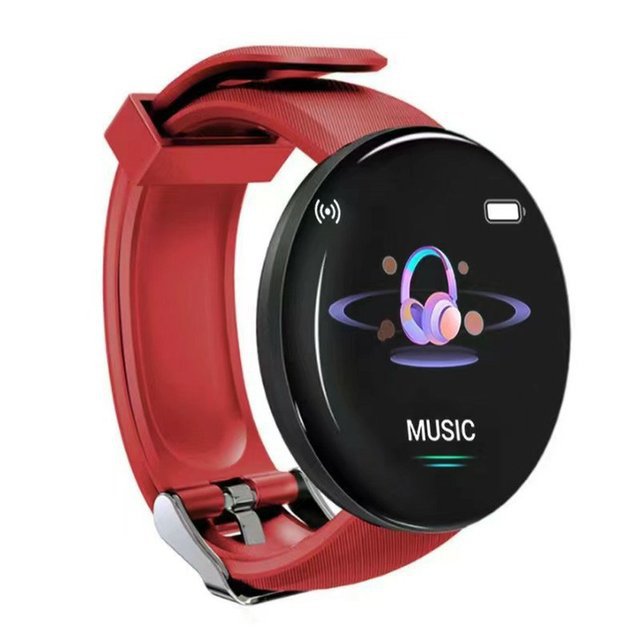 D18s pantalla redonda inteligente pulsera d18s macaron pantalla de color paso-contando sueño monitoreo de frecuencia cardíaca ejercicio entrega de una sola pieza