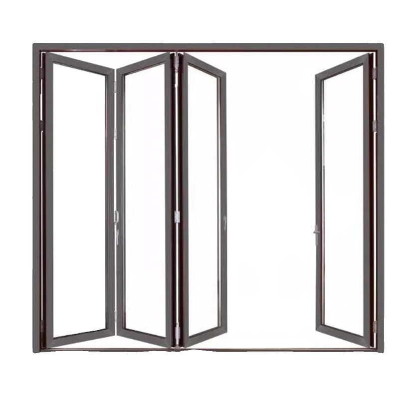 Folding door partition door heavy-duty car wash room shop store glass folding window sliding door balcony aluminum alloy sliding door Folding door partition door heavy-duty car wash room shop store glass folding window sliding door balcony aluminum alloy sliding door