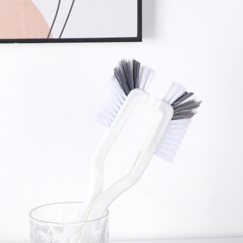 Japanese cup brush long handle plastic cleaning brush soy milk machine brush kitchen juicer wall breaking machine artifact washing crayfish brush