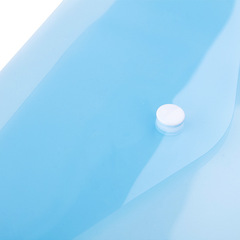 Deli 5505 transparent file bag A4 snap test paper storage bag subject classification plastic waterproof file bag wholesale