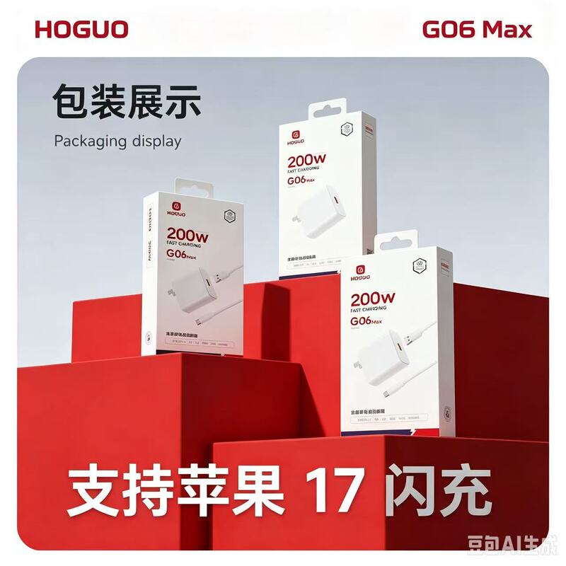 Redo G06Max 200W Super Fast Charging Adapter Compatible with Huawei, Vivo, iQOO, OPPO, All-Protocol 3C Flash Charger Redo G06Max 200W Super Fast Charging Adapter Compatible with Huawei, Vivo, iQOO, OPPO, All-Protocol 3C Flash Charger