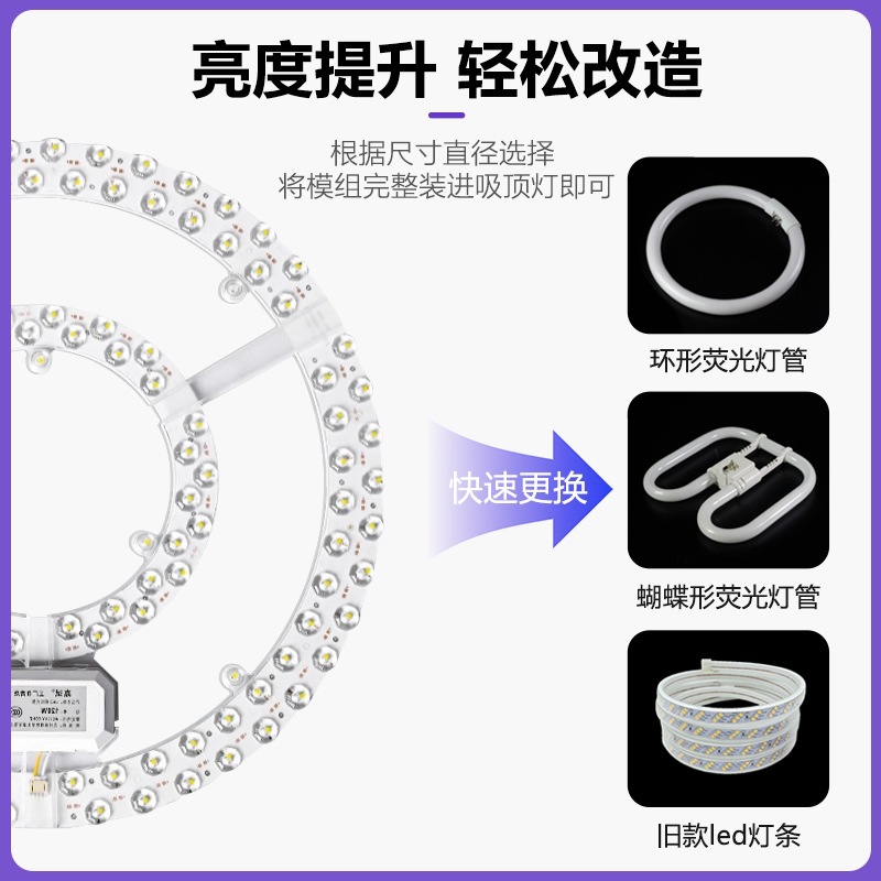 LED ceiling light special light core, super bright magnetic replacement core, light strip, hallway, home use, constant current module.