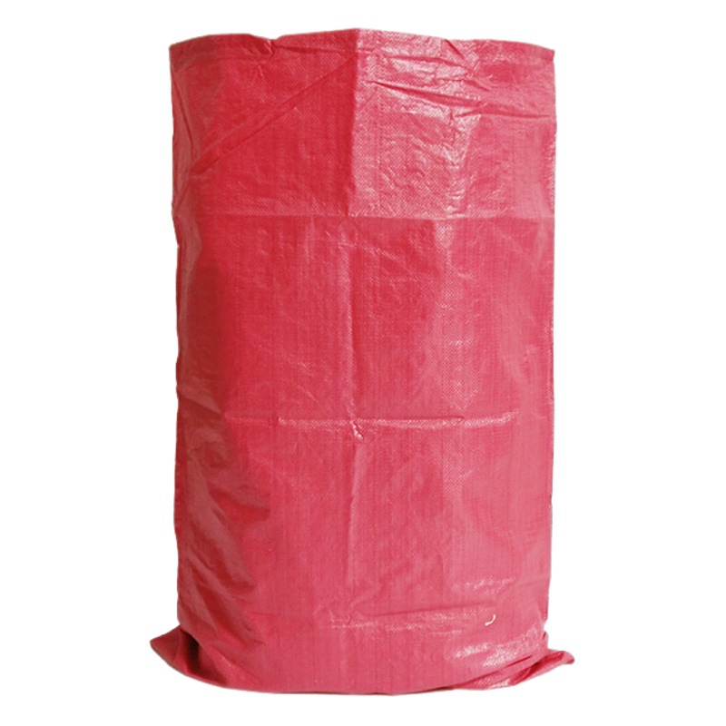 Bolsa cubierta tejida rojo engrosada impermeable embalaje de plástico bolsa tejida bolsa de piel de serpiente con forro al por mayor