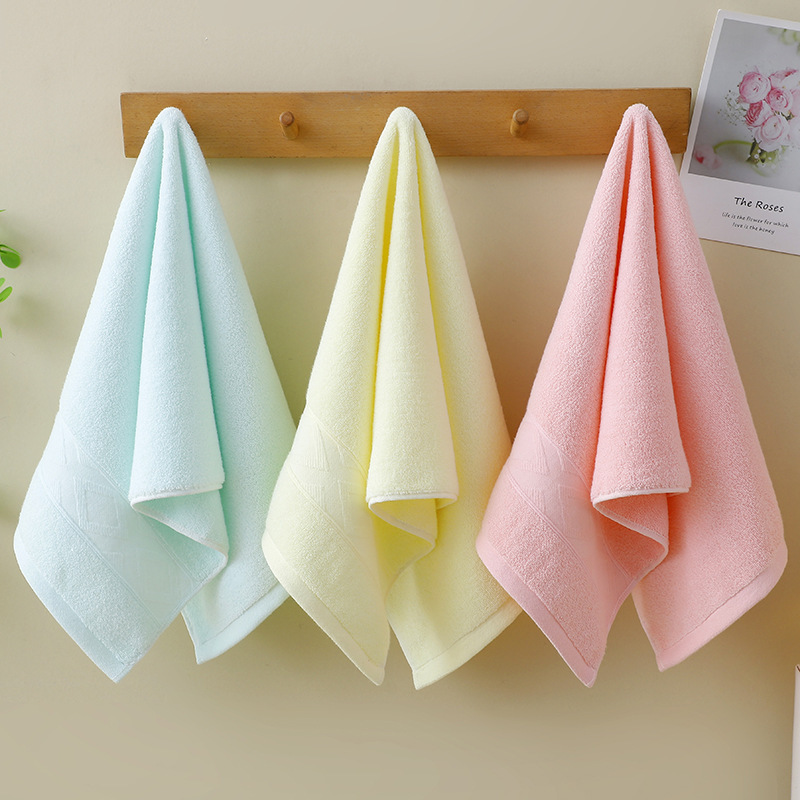 Manufacturer Wholesale Cotton Towels 35*75 for Daily Household Use, Non-Shedding Face Towels, Export Gifts, Super Absorbent Towels