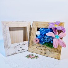 复古实木做旧斜面相框花盆室外多肉蕨类绿植盆栽永生花花艺DIY盆