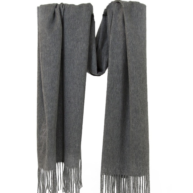 Fábrica de Mongolia Interior al por mayor de cachemira pura shoulderbands simple chal otoño invierno bufandas damas de cachemira caliente espesa