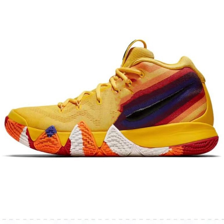 Kyrie 4 Generation Irving 4 Sneakers Basketball Shoes Uncle Drew Black and White Air Cushion Practical Sports Shoes Men's Trend