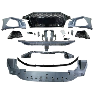 Suitable for Audi 21-24 A3 models, this includes an RS3 front bumper, grille, and front fascia for modification