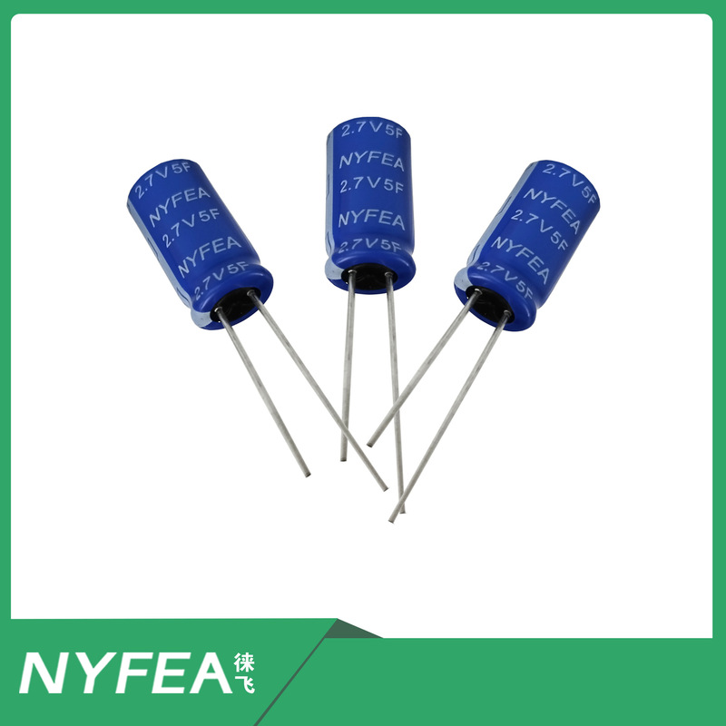 Farad capacitor winding 2.7V5.0F cylindrical 8*20mm super capacitor NYFEA Leifei