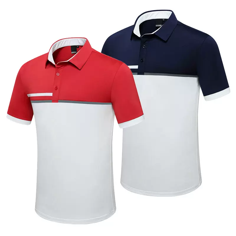 夏季新款高尔夫男装短袖T恤吸湿排汗赛事批发golf服装团体加LOGO