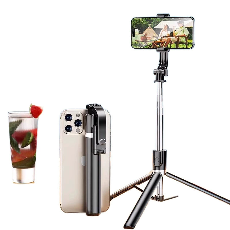 Mobile phone, handheld folding corner frame for traveling, new collection, bluetooth, remote control