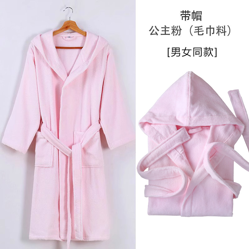 ZX YINGFU SHI 순면 목욕 가운 여성 성인 4 계절 새 남자 수영 흡수 모자 목욕 타월 헤어 시트 착용