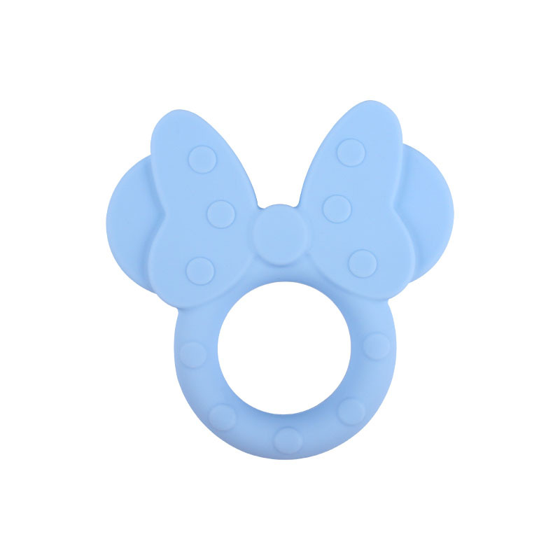 Amazon nueva historieta Minnie molar de silicona teether juguete bebé creativo teether stick suministros maternos e infantiles