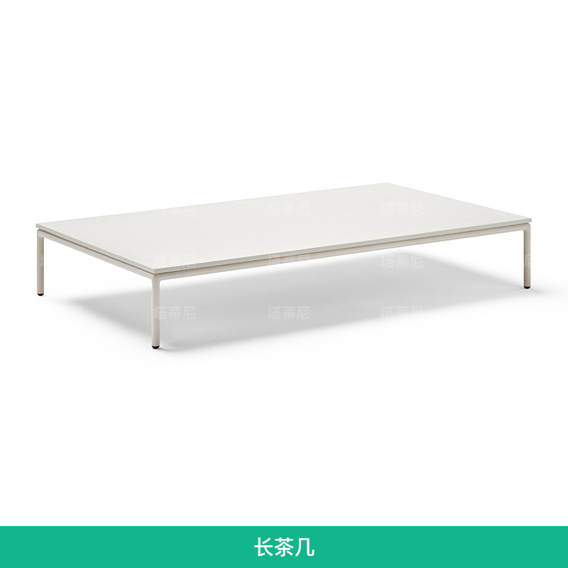 Sofá al aire libre patio villa terraza al aire libre aleación de aluminio impermeable balcón protector solar ocio seda sofá mesa de té combinación