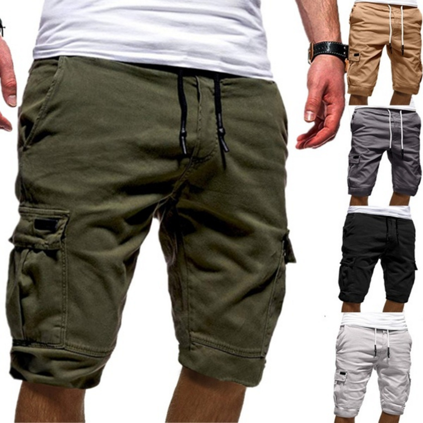 Popular workwear shorts men's fifth pants casual pants summer men's shorts men's workwear shorts manufacturers supply