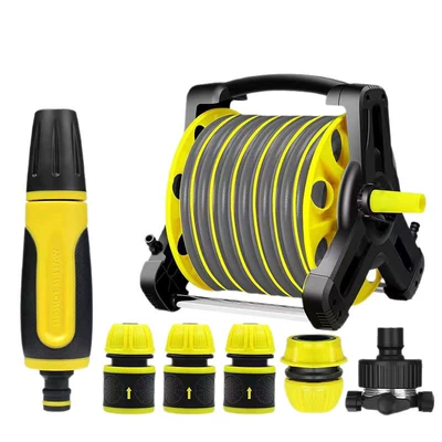 Four-Layer Thickened Water Hose, High pressure car wash water gun - 40m-waterwheel-suit