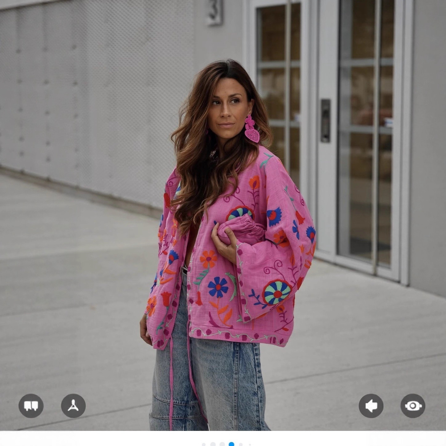 ZA comercio exterior al por mayor estilo europeo y americano francés moda de mujer temperamento universal bordado camisa de Kaftan 2855202