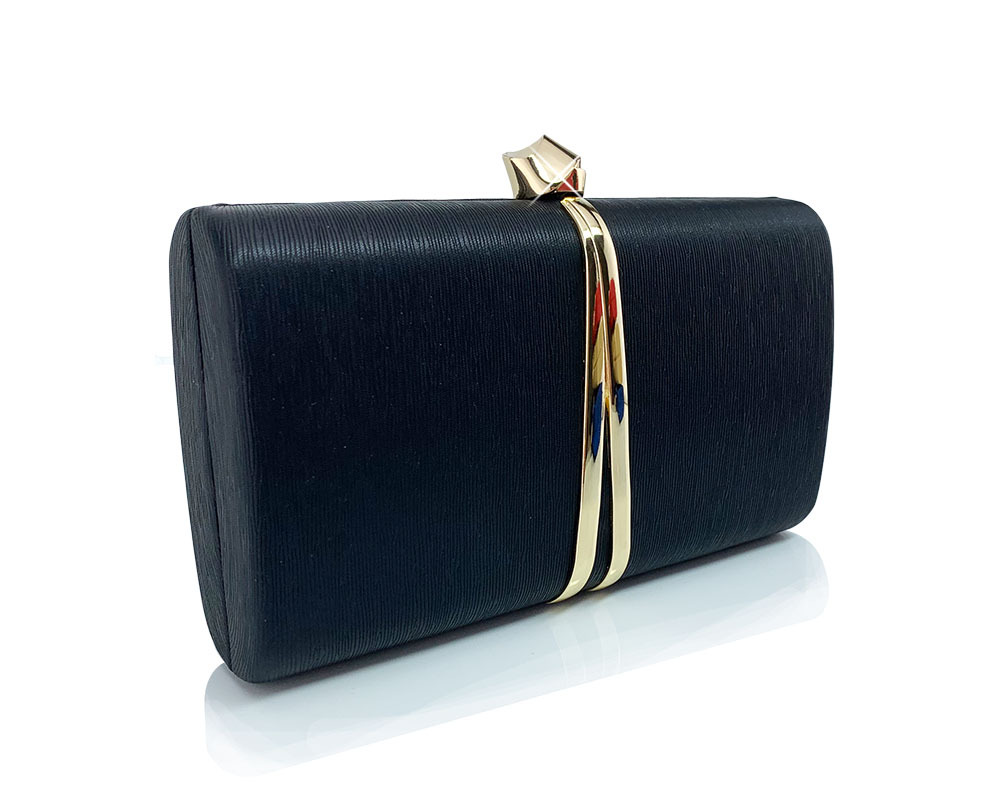 Leather Shimmer Textured Evening Gown Banquet Clutch Crossbody Shoulder Bag For Women - Thumbnail 7