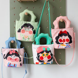 (Wholesale), genuine cartoon shoulder bag, handheld small bag