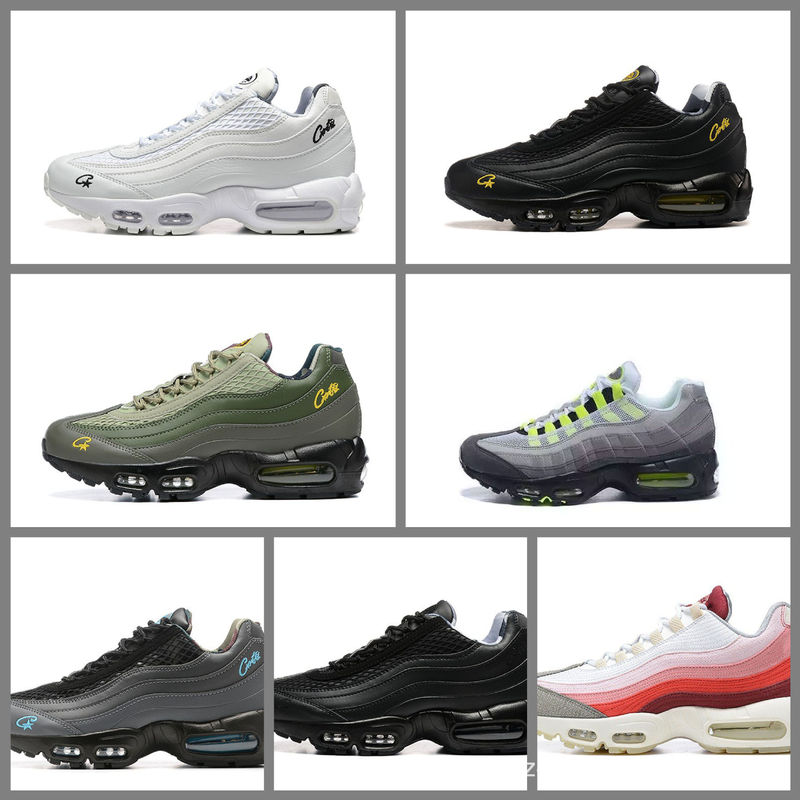 Putian Cross-Border Specializes in Supplying Airmax95 Men's and Women's Casual Sports Shoes, Mesh Shoes, Lightweight, Breathable, Comfortable, Suitable for Commuting, and Height-Increasing Putian Cross-Border Specializes in Supplying Airmax95 Men's and Women's Casual Sports Shoes, Mesh Shoes, Lightweight, Breathable, Comfortable, Suitable for Commuting, and Height-Increasing