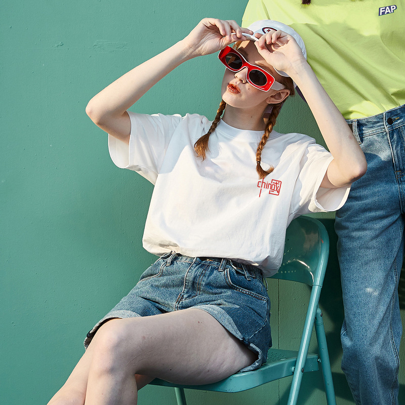 Oversize女装純綿半袖tシャツ女性寛松夏2025新型半袖太ったmm180斤の大きいサイズが痩せている