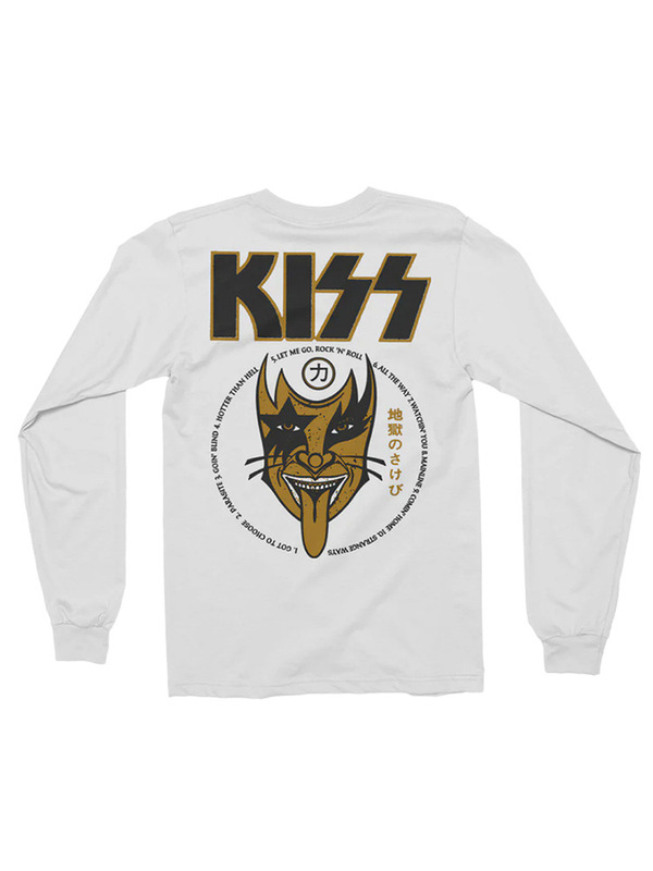 Spring and Autumn Kiss Hard Rock Metal Band Digital Direct Print Back Graphic Cotton Versatile Long Sleeve T-Shirt Autumn Spring and Autumn Kiss Hard Rock Metal Band Digital Direct Print Back Graphic Cotton Versatile Long Sleeve T-Shirt Autumn
