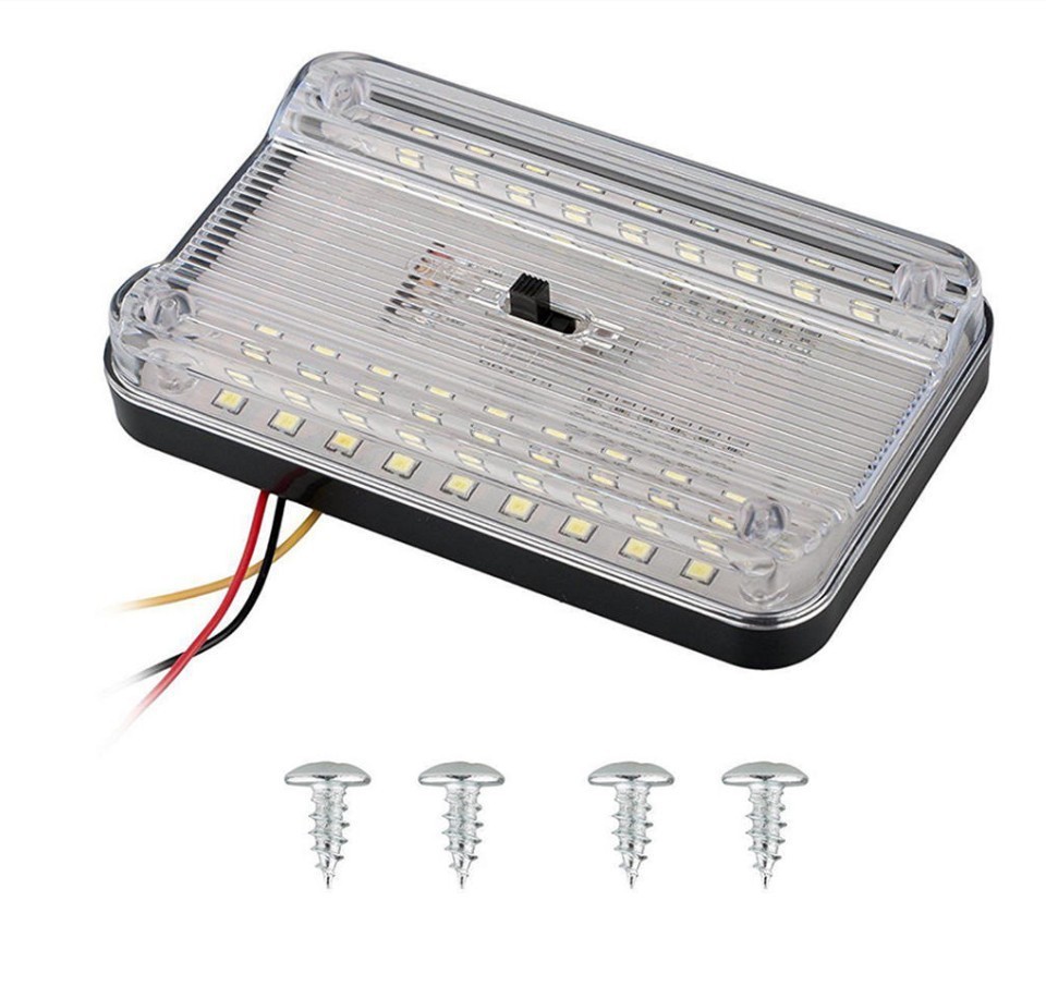 Car LED indoor roof light car rectangular indoor patch light with switch GT-699 roof light