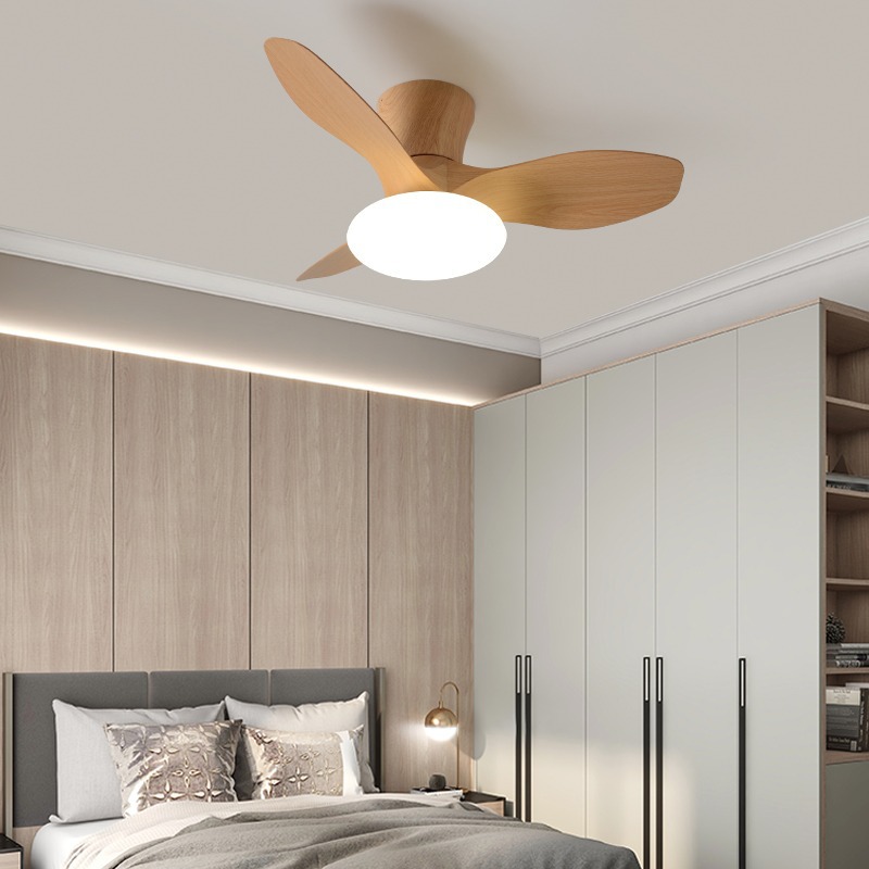 Ceiling Fan Lamp, Modern Minimalist Nordic Style, 2023 New Model, Suitable for Living Room, Dining Room, Bedroom, Fan Lamp, Zhongshan Wholesale