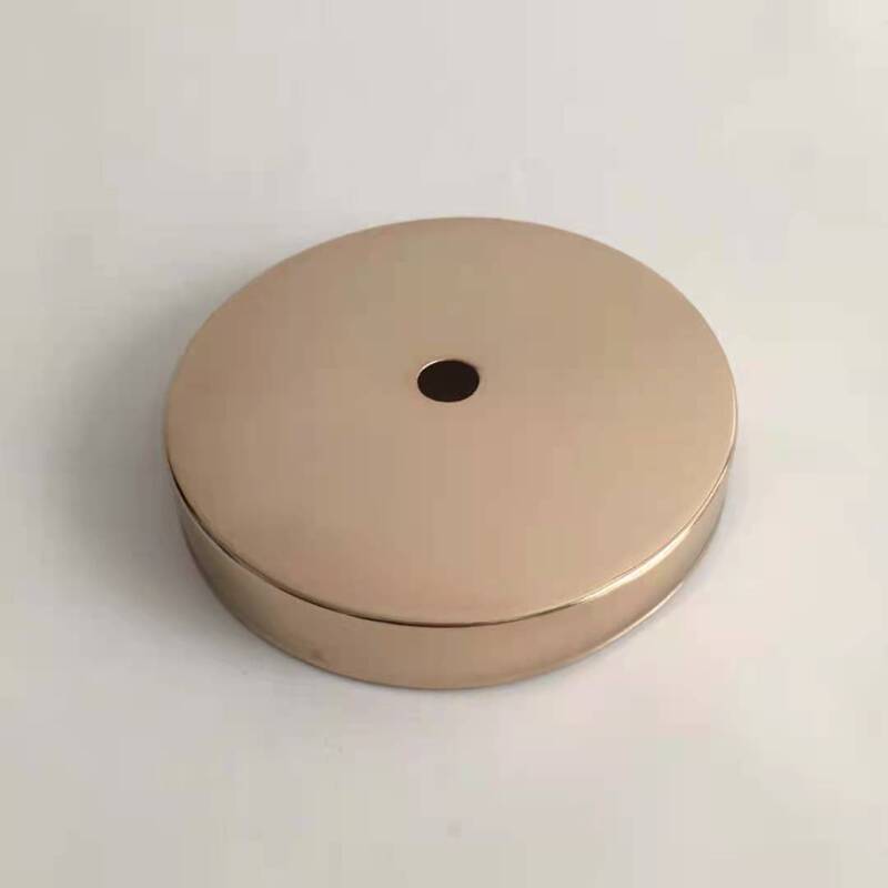圆形吸顶盘天花吸顶盘吊灯灯座配件DIY灯具灯饰配件直边盘金属盘|undefined