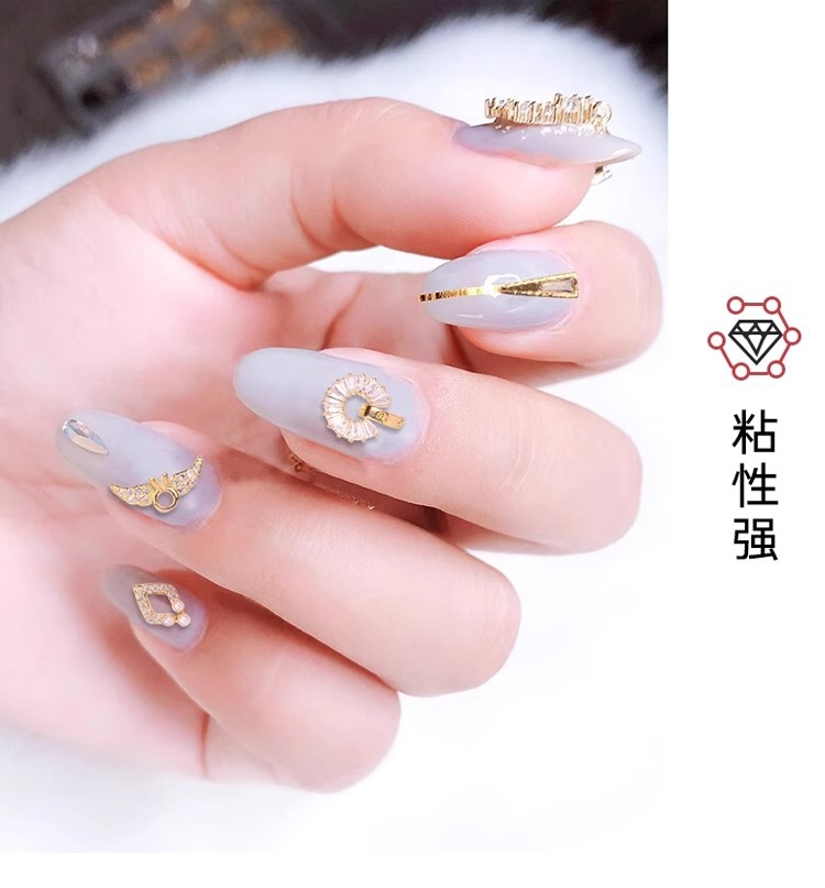 Shallow and Deep QS Thickened No-Wash Viscose Nail Art Jewelry Super Viscose Drill Large Can Pen Extrusion Russian Plastic Seal Layer