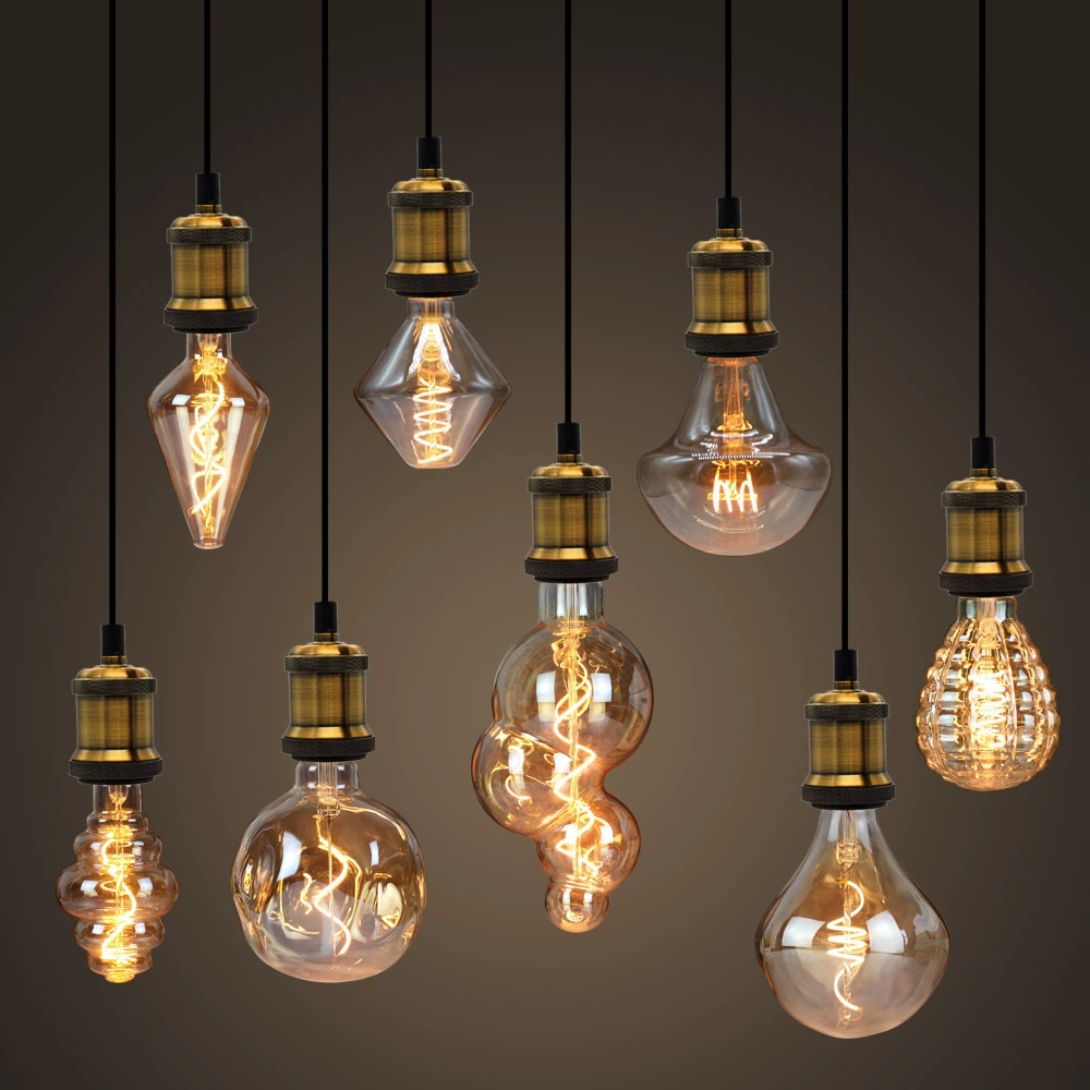 LED-лампа, ретро светильники, умная лампа