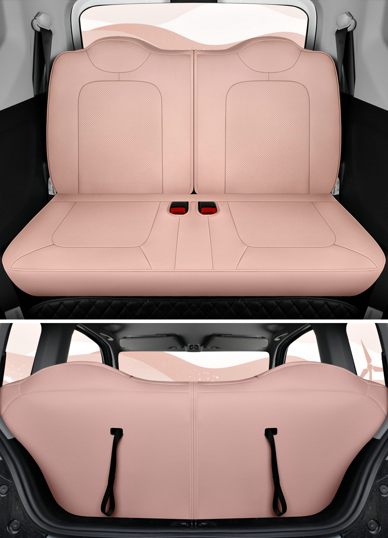 Wuling Hongguang miniev car seat cover cartoon cushion mini macaron special seat cover fully surrounded four seasons