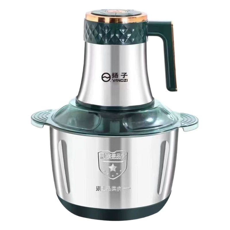 Электрическая мясорубка Yangzi для домашнего использования, новая модель, многофункциональная автоматическая машина для замешивания теста и измельчения мяса, все в одном.