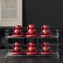 招财进宝茶叶罐招财猫陶瓷密封罐创意家居小摆件活动伴手礼品好物