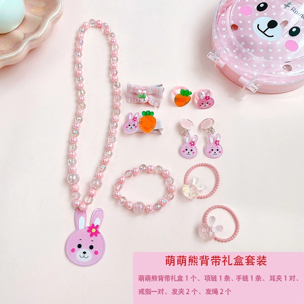 Cute set, gift box, suspenders