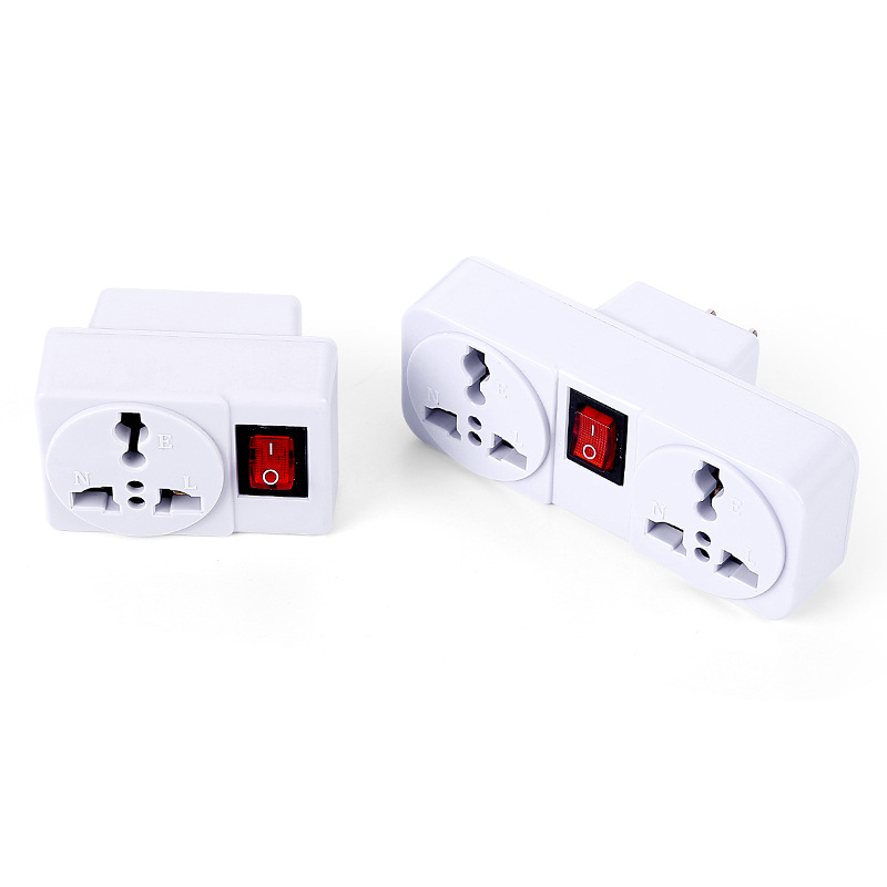 Interruptor independiente socket de comercio exterior especial enchufe tablero de tres agujeros seis-agujero socket Cruz-frontera agujero universal enchufe integrado image 5