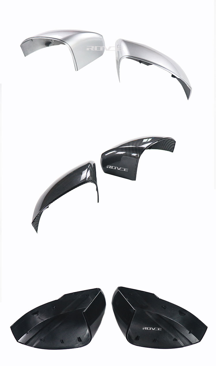 Suitable for 2014-2022 Land Rover Range Rover Sports Executive Discovery 5 Reversing Mirror Shell Bright Black Carbon Fiber Pattern