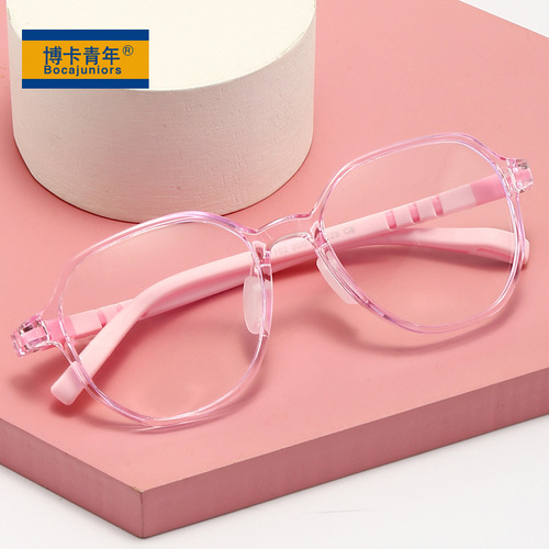 Boca Youth Anti-Blue Light Series Fashionable Children's Mobile Phone Computer Goggles Kids Silicone Glasses 91032