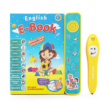 跨境新款英语点读书儿童早教益智玩具英文电子书 e-book有声书