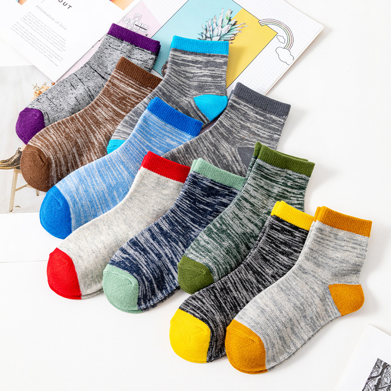 Cross-Border Amazon Striped Dark and Light Color Sports and Leisure Socks for Men, Women, and Children, Suitable for All Seasons, Sweat-Absorbent Camouflage Mid-Tube Cotton Socks Cross-Border Amazon Striped Dark and Light Color Sports and Leisure Socks for Men, Women, and Children, Suitable for All Seasons, Sweat-Absorbent Camouflage Mid-Tube Cotton Socks