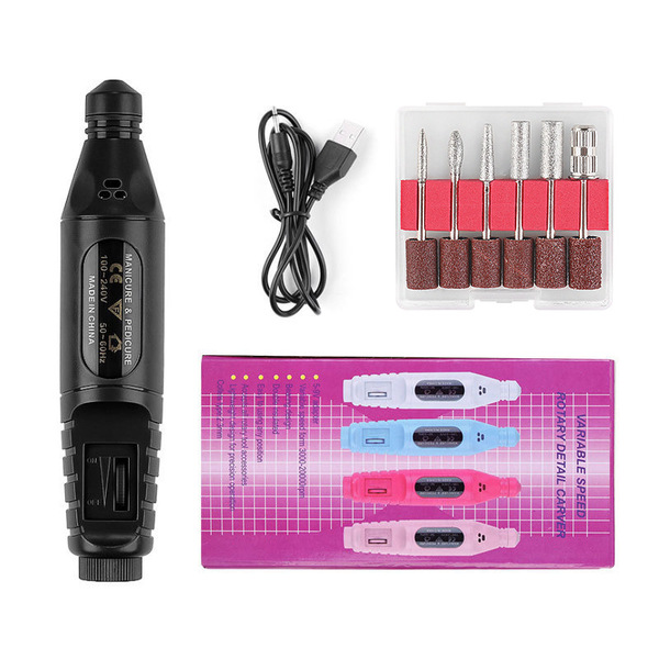 Nail milling machine for manicure