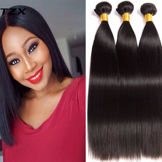 巴西纯真人发自然色压色直发假发发帘 straight human hair