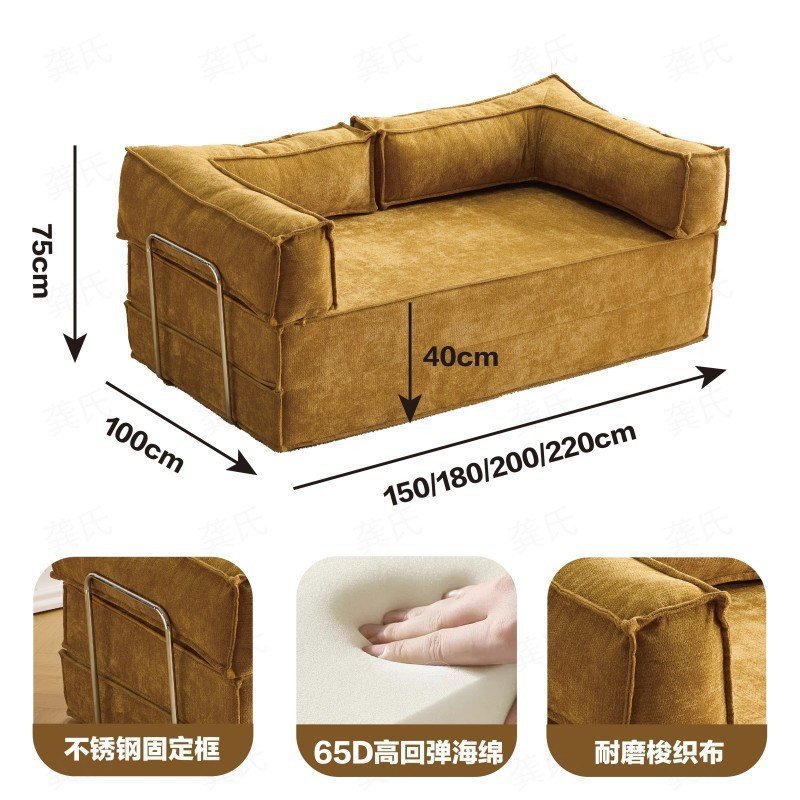 ソファベッド一体型兼用リビングルームホームレンタルルーム圧縮ソファ昼休み怠惰なソファリクライニング折りたたみソファ