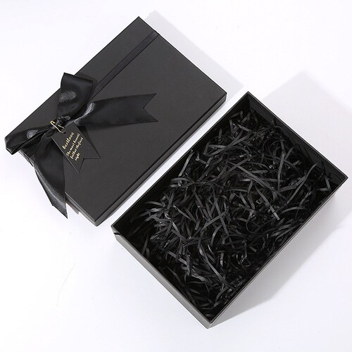 Gift box ins rectangular bow Christmas gift box empty box heaven and earth cover lipstick birthday gift packaging box