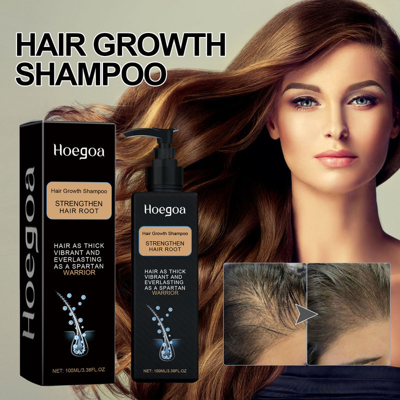 Hoegoa Smooth Shampoo Refreshes the Scalp, Cares for Dry, Frizzy Hair, Strengthens and Softens Hair, Easy to Manage