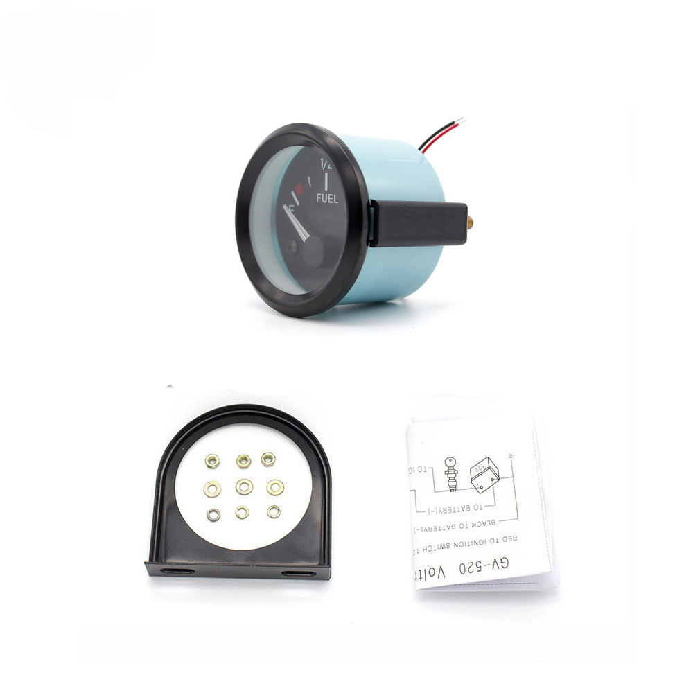 52mm 2inch Car Modified Instrument 12V Car Universal Pointer Fuel Gauge Fuel Gauge Oil Level Gauge