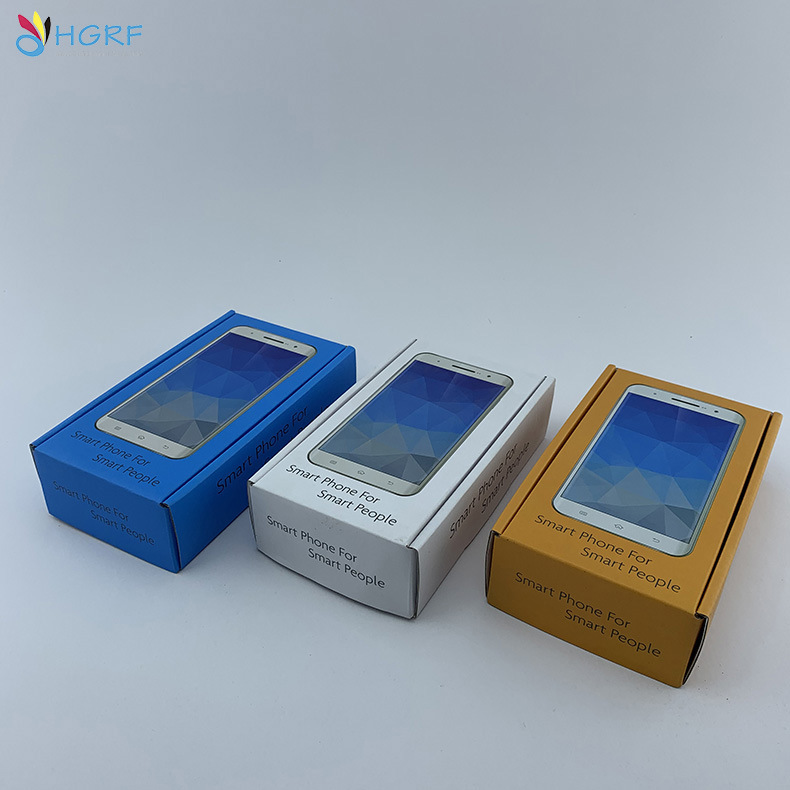 可定尺寸LOGO手机包装盒彩盒飞机盒瓦楞纸盒 中性手机包装盒