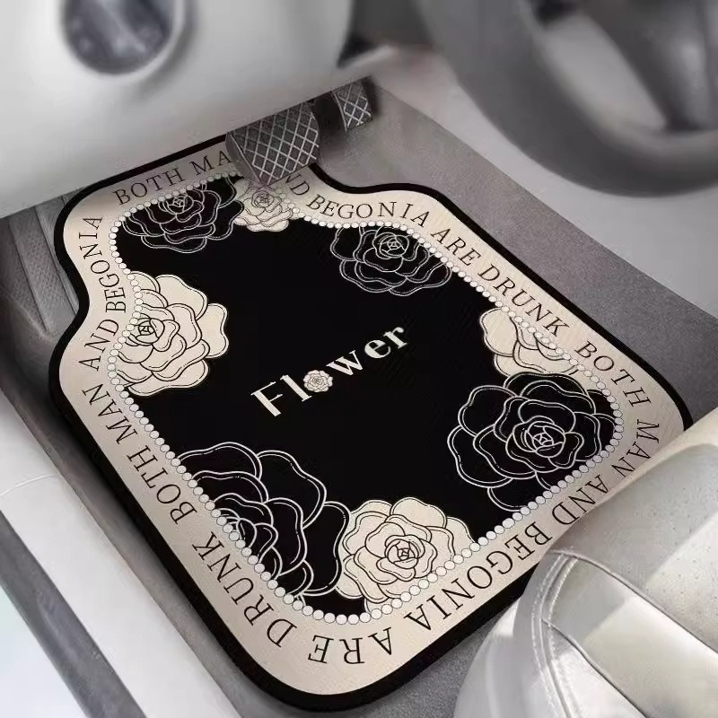 Cross-Border Temu Car All-Season Universal Floor Mats Diatom Mud Water-Absorbent Quick-Drying Non-Slip Floor Mats Car Wear-Resistant Floor Mats