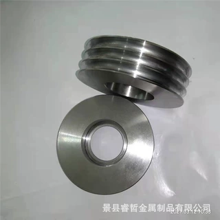 定制不锈钢滑轮厂家来图来样制作轴承钢丝绳U型V型定滑轮轨道槽轮