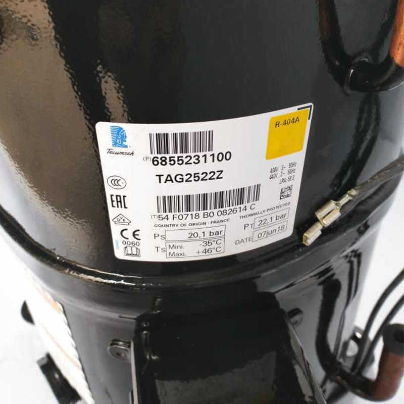 Taikang Compressor Tag2522Z Original New Taikang Low Temperature Ice Machine Cold Storage Refrigeration Compressor